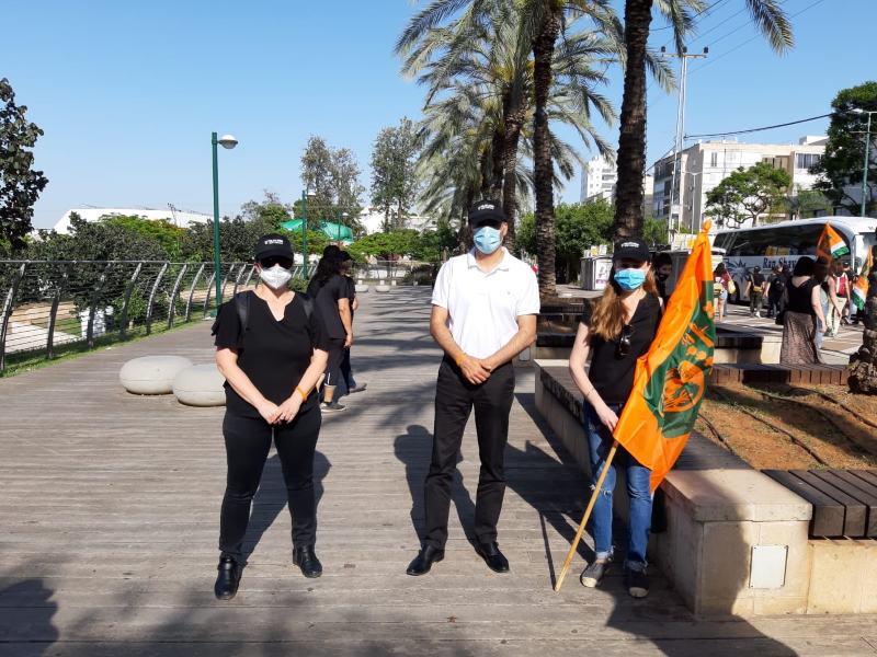 המשלחת הכפרסבאית למצעד הנשים הארצי.