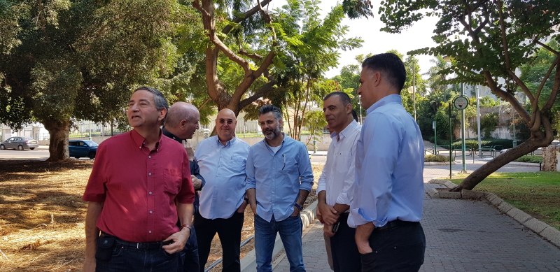 מפגש הנהלת העירייה במכון ויצמן