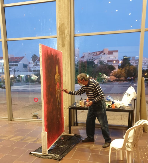יצירות האומנות בתהליךהעבודה על המיזם