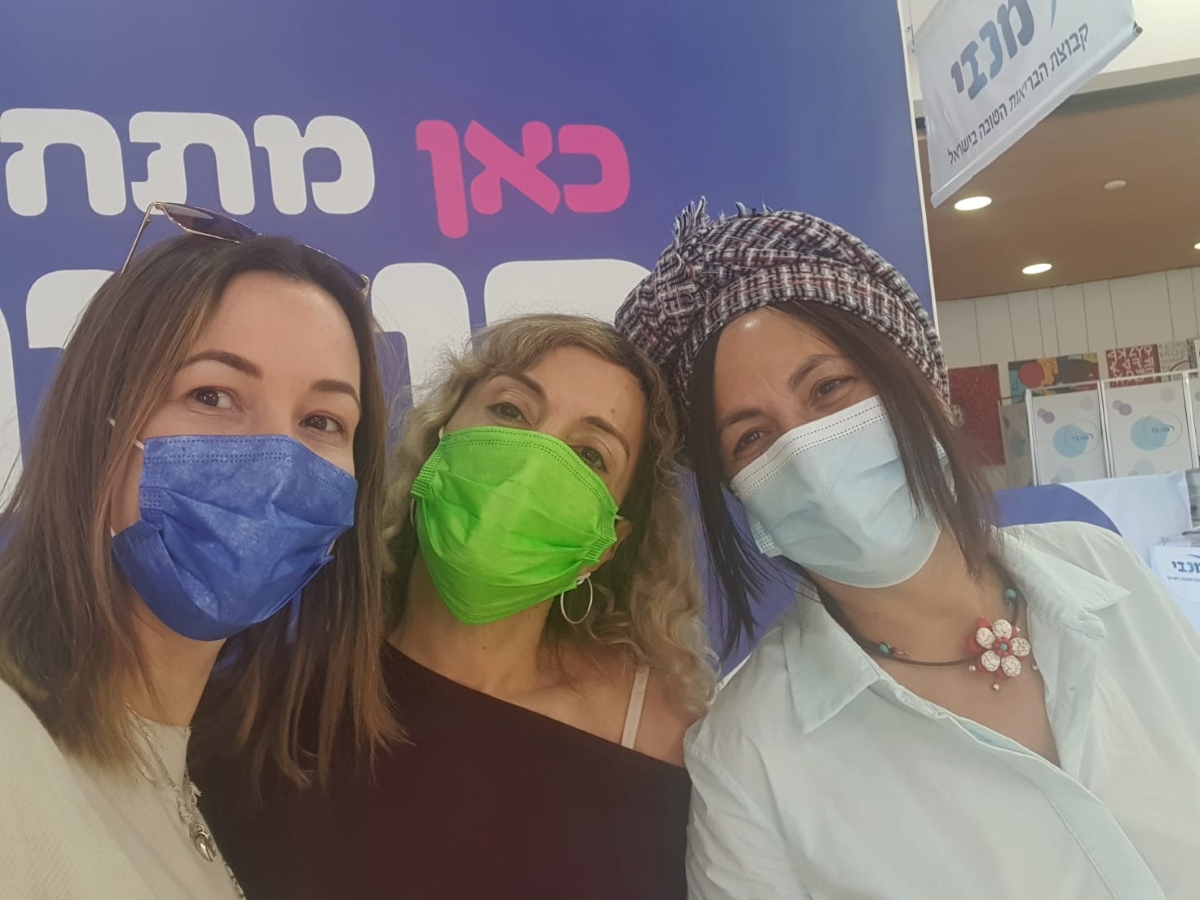 הצוות העירוני החדש במהלך הסיור 