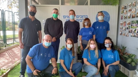 ראש העיר בביקור בשירותים הווטרינריים העירוניים
