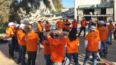 יחידת החילוץ בתרגיל המשותף בזיקים
