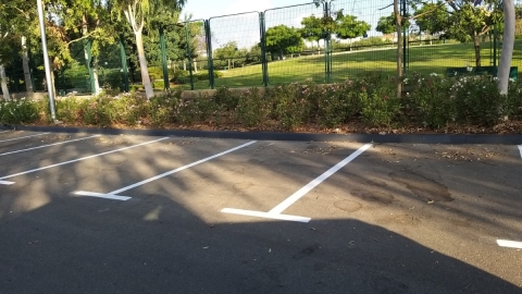 חניון התעש היום לאחר ההסבה לחניון ללא עלות