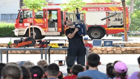 יום כוחות ביטחון והצלה בבית ספר ברנר