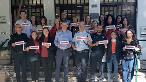 יום המאבק באלימות נגד נשים בכפר סבא תמונה קבוצתית