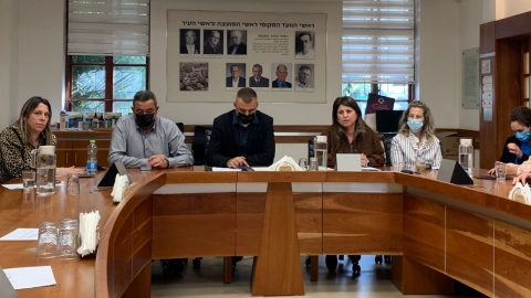 פגישה משותפת בעיריית כפר סבא לקראת יום המעשים הטובים בהשתתפות ראש העיר רפי סער