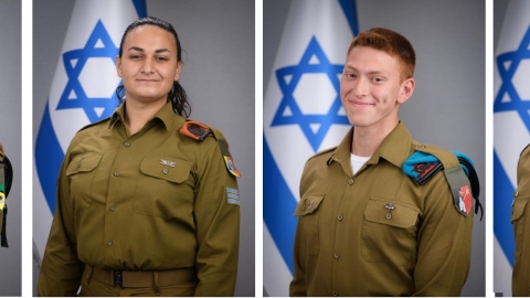 ארבעה מהחיילות והחיילים המצטיינים מכפר סבא