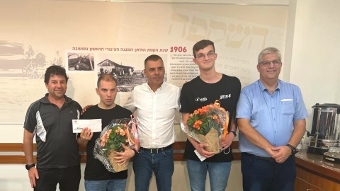 קבלת הפנים בלשכת ראש העיר למשתתפי אולימפיאדת המשחקים המיוחדים בפולין