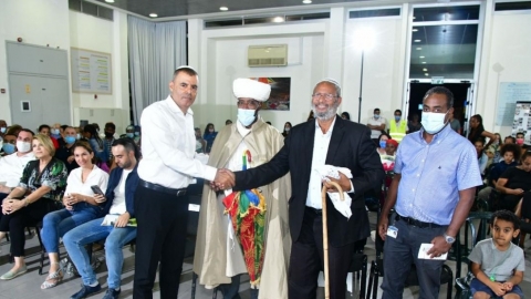 טקס חגיגות חג הסיגד בכפר סבא בבית אברהם בשנת 2021