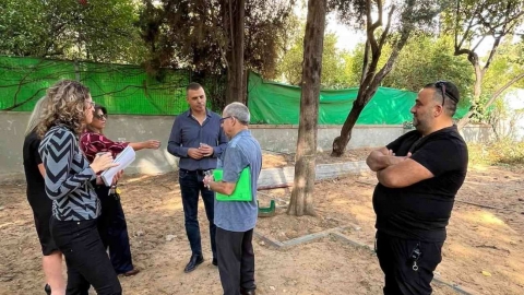 עבודות שיפוצי העומק בגני הילדים ברחוב ירושלים בעיר כפר סבא