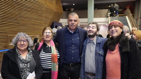 משתתפים בערב ההוקרה לנפגעי מערכות ישראל ופעולות האיבה בהיכל כפר סבא