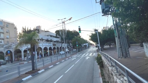 רחוב ויצמן בעיר כפר סבא