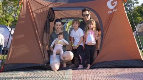 קמפינג משפחות בלג בעומר בפארק כפר סבא