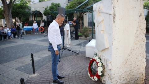 טקס יום ניצחון בעלות הברית על גרמניה הנאצית בכפר סבא