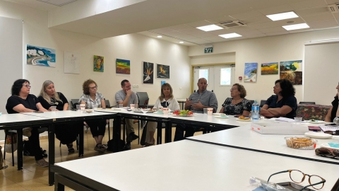 סמנכל משרד הרווחה בביקור מקצועי באגף לשירותים חברתיים קהילתיים בעיריית כפר סבא
