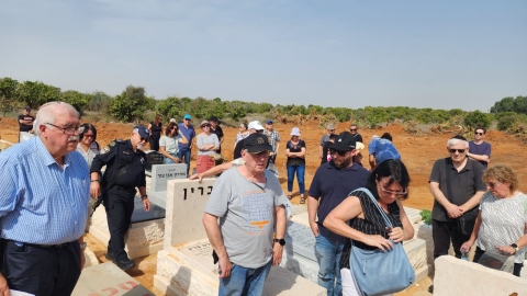 ראש העיר מגיע לחגוג 100 לדב ברייר זכרו לברכה בתקופה הקורונה