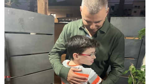  ראש העיר רפי סער ואוהד מונדר זכרי