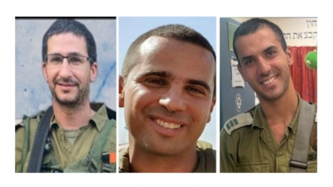סגן אלוף תומר גרינברג רב סרן משה אברהם בר און ורב סרן אביתר כהן זכרם לברכה