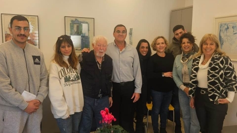 טקס הענקת מלגות לסטודנטיות וסטודנטים תושבי העיר עם תורם המלגות מוטי גובר