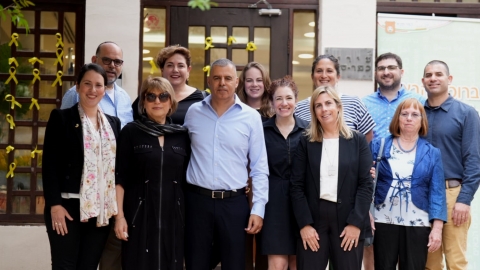 ביקור משלחת הפדרציה היהודית מקולומבוס בכפר סבא