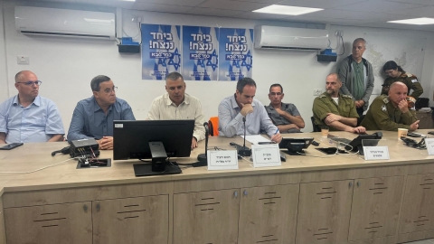 הערכת מצב ביטחונית בעיריית כפר סבא הבוקר