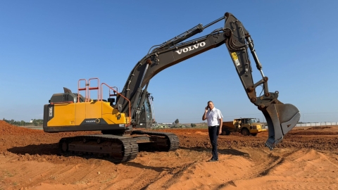 עבודות תשתית בשטח פרויקט הצעירים כפר סבא