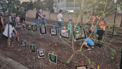 נוטעים זרעי בר בעיר כפר סבא