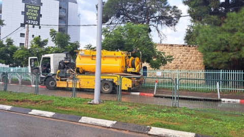 היערכות בשטח למערכת הגשמים החריגה הצפויה להגיע לכפר סבא