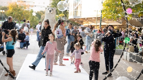 אירוע הקרח העירוני בשנה שעברה בכפר סבא