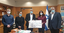 השרה רגב בפגישתה עם ראש העיר רפי סער