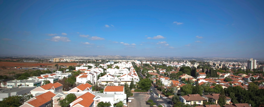כפר סבא מבט מלמעלה